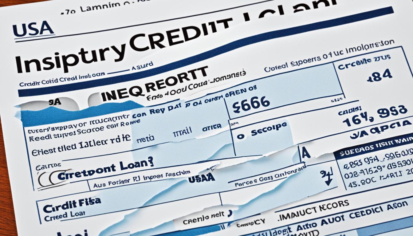 USAA auto loan credit inquiry impact